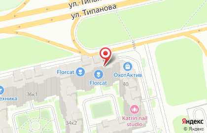 Центр паровых коктейлей 4Boss в Московском районе на карте