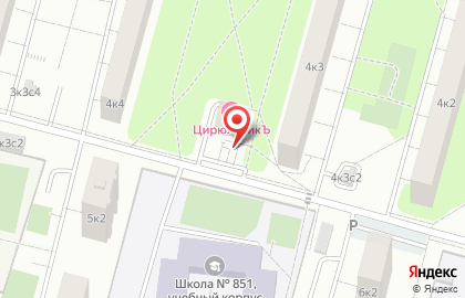 Супермаркет Магнит в Москве на карте