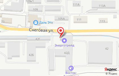 ТК Энерготрейд в Первореченском районе на карте