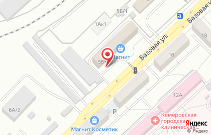 Магазин разливных напитков Бочковое в Кемерово на карте