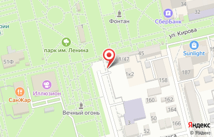 Киоск по продаже хлебобулочных изделий, г. Батайск на улице Ленина на карте
