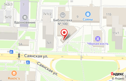 Кондитерский магазин в Москве на карте