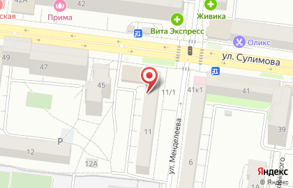 Торгово-сервисный центр М-Сервис на улице Менделеева на карте