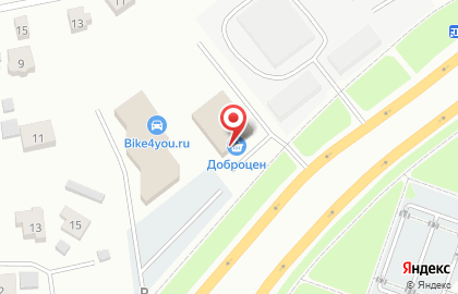 Магазин низких цен Доброцен в Курчатовском районе на карте
