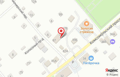 Страховая компания Росгосстрах на Комсомольском проспекте на карте