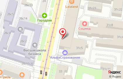 Магазин путешествий Intourist на метро Шаболовская на карте