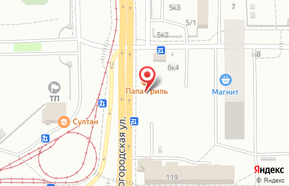 Шиномонтажная мастерская Pit Stop в Калининском районе на карте