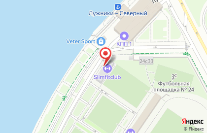 Кофейня SML deli coffee shop на улице Лужники на карте