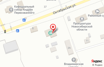 Муниципальное бюджетное учреждение культуры и молодежной политики Карасукского района на карте