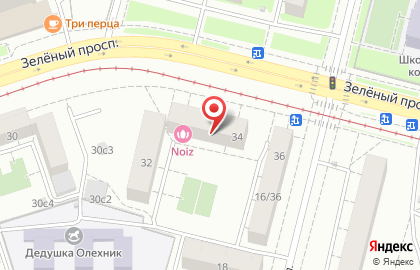 Салон красоты NOIZ на метро Новогиреево на карте