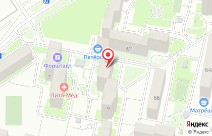 Пивной бар Погребок в Ленинском районе на карте