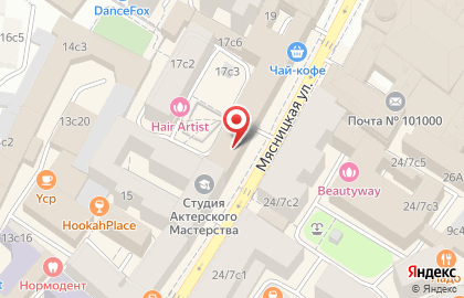Салон красоты Lina Pro на Мясницкой улице на карте