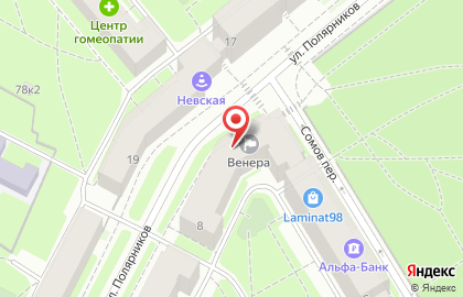 ОАО Балтийский Банк на улице Полярников на карте