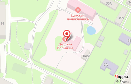 Детская больница Центральная городская больница, г. Ивантеевка на карте