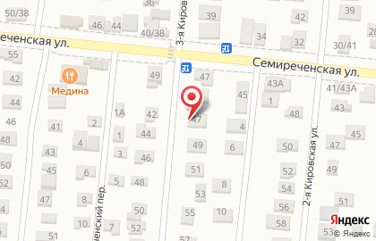 Мясная лавка Сашко в Кировском районе на карте