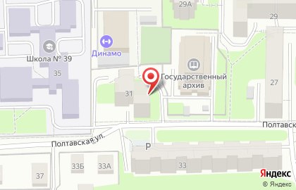 Студия профессионального массажа на улице Нахимова на карте