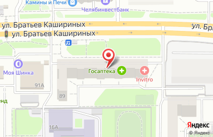 Ритуальный салон Ритуал-сервис на улице Братьев Кашириных на карте