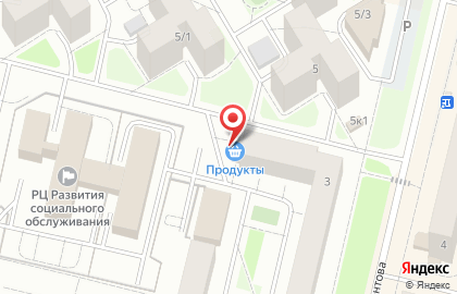 Продуктовый магазин в Сургуте на карте