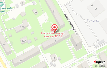 Наркологический диспансер, г. Пушкино на карте