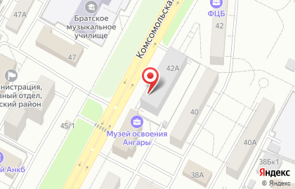 Отделение Пенсионного фонда по Иркутской области в Иркутске на карте