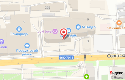 Туристическое агентство TUI на Советской улице на карте