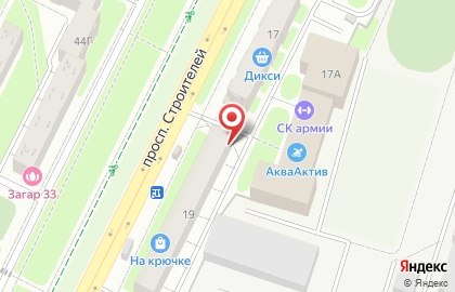 Сервисный центр На связи на проспекте Строителей на карте