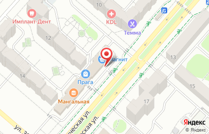 Торговый центр Прага на Студенческой улице на карте
