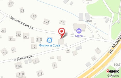 Мини-маркет ФИЛИН и СОВА на карте