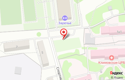 Заречье в Спортивном проезде на карте