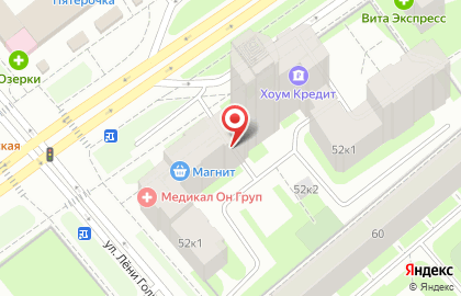 Медицинский центр Medical On Group на проспекте Ветеранов на карте