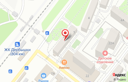 Магазин колбасных изделий Дубки в Советском районе на карте