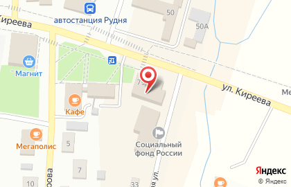 Магазин Fortmen на улице Киреева на карте
