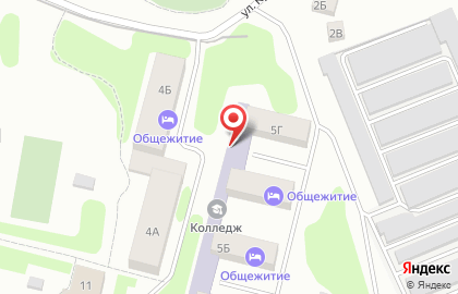 Средняя общеобразовательная школа, пос. Молодёжный на карте