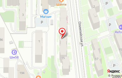 Смак на Олимпийской улице на карте