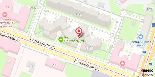 Автошкола Догма на Боткинской улице на карте