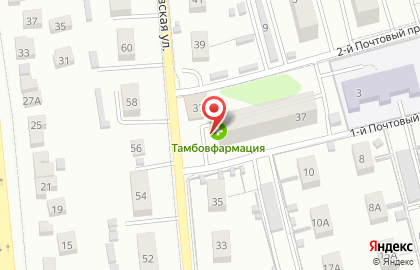 Аптека Тамбовфармация в Тамбове на карте