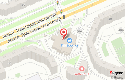 Армада на проспекте Тракторостроителей на карте