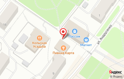 Ресторан быстрого питания Щепка на карте