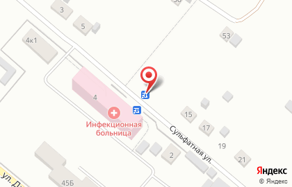 Продовольственный магазин на Сульфатной улице на карте