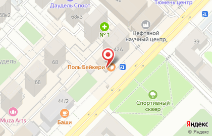 Кафе-пекарня Поль Бейкери на улице Максима Горького на карте
