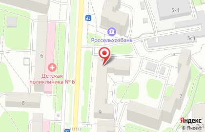 Магазин канцелярских товаров Кнопка на улице Костычева на карте
