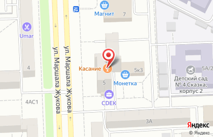 Компания по производству чулочно-носочных изделий Фабрика Носков на улице Маршала Жукова на карте