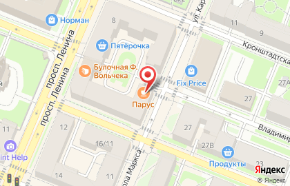 Магазин-бар В дрова на карте