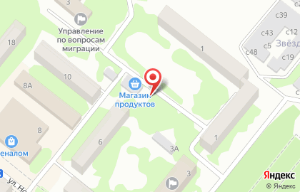 Магазин-закусочная Радуга на улице Новосёлов на карте
