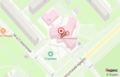 Больница Научный центр РАН на карте
