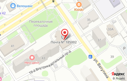 Магазин овощей и фруктов на ул. Чапаева, 43а на карте