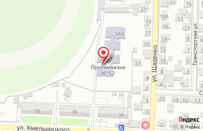 Прогимназия №52 на карте