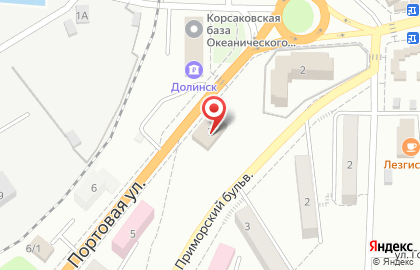 Агентство по труду Сахалинской области на Портовой улице на карте