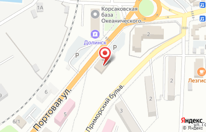 Сахалинский линейный отдел дальневосточного управления государственного морского надзора федеральной службы по надзору в сфере транспорта на карте