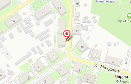 Центр социального обслуживания населения Сызранский на улице Мичурина на карте